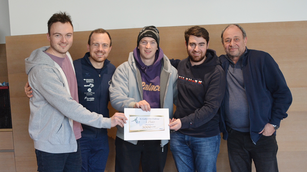 Team CC Bern Zähringer – v.l.n.r. Michael Brunner, Anthony Petoud, Romano Keller-Meier & Andreas Gerlach